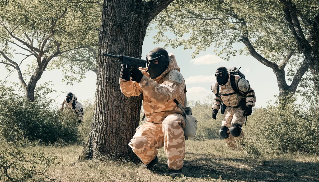 paintball fort polfa tarchomin warszawa paintball i laser tag tarchomin