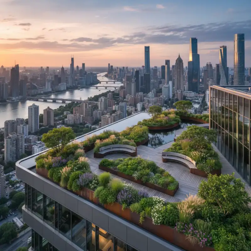 Ogrody na dachu w Warszawie — zielone trendy