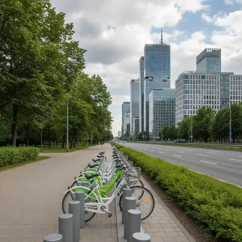 Rowery miejskie Warszawa — Veturilo i alternatywy